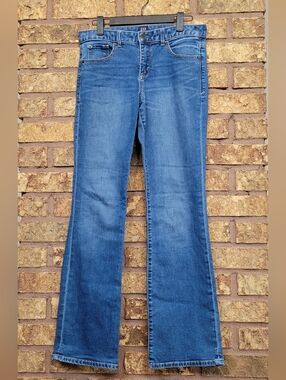 Gap Bootcut Jeans Juniors 16 Regular Runs Small Stretch Denim Dark Wash Flare
